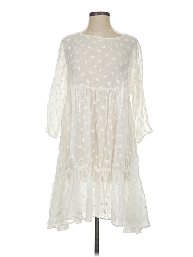 Pre-owned Mansur Gavriel Casual Dress In Ivory