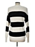 Ambiance Apparel Stripes Ivory Pullover Sweater Size L - photo 2
