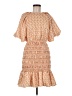 Beulah Style 100% Polyester Paisley Orange Casual Dress Size M - photo 1