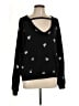 Michael Lauren Hearts Black Pullover Sweater Size L - photo 1