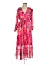 Unbranded 100% Polyester Pink Casual Dress Size XL - photo 1