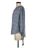 Monday Fun 100% Polyester Blue 3/4 Sleeve Blouse Size S - photo 5