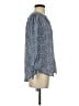 Monday Fun 100% Polyester Blue 3/4 Sleeve Blouse Size S - photo 4