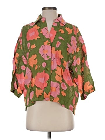 Magaschoni Short Sleeve Blouse (view 1)
