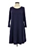 Alya Solid Blue Casual Dress Size S - photo 1
