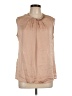 Adiva 100% Polyester Tan Sleeveless Blouse Size L - photo 1