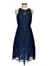 Blithe Stars Blue Cocktail Dress Size 4 - photo 1