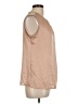 Adiva 100% Polyester Tan Sleeveless Blouse Size L - photo 4