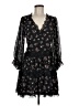 APRICOT Floral Black Cocktail Dress Size 6 - photo 1