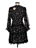 APRICOT Floral Black Cocktail Dress Size 6 - photo 2
