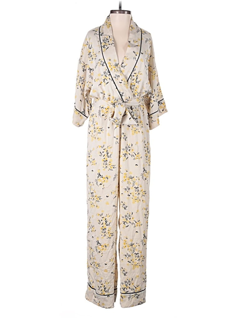 Pre-owned Re:named Jumpsuit In Ivory