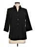 Foxcroft Black 3/4 Sleeve Button-Down Shirt Size 8 - photo 1