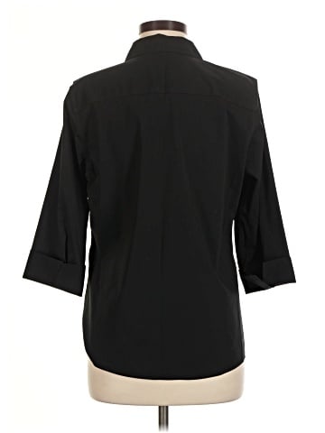 Foxcroft 3/4 Sleeve Button-Down Shirt (view 2)