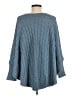 Pretty Persuasions 100% Acrylic Blue Poncho Size M (estimated) - photo 2