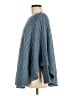Pretty Persuasions 100% Acrylic Blue Poncho Size M (estimated) - photo 5