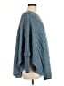 Pretty Persuasions 100% Acrylic Blue Poncho Size M (estimated) - photo 4