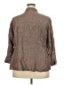 Harve Benard Brown 3/4 Sleeve Button-Down Shirt Size 2X - photo 2