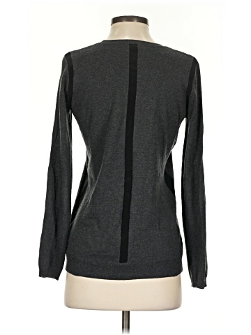 Ecru Long Sleeve Silk Top (view 2)