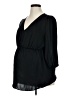 Ingrid + Isabel 100% Polyester Black 3/4 Sleeve T-Shirt Size XL (4) - photo 1