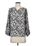 Collective Concepts 100% Polyester Gray 3/4 Sleeve Blouse Size S - photo 1