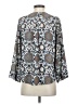 Collective Concepts 100% Polyester Gray 3/4 Sleeve Blouse Size S - photo 2