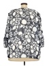 Como Blu Gray 3/4 Sleeve Blouse Size 3X - photo 2