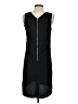 Trouve 100% Polyester Solid Black Casual Dress Size XS - photo 2