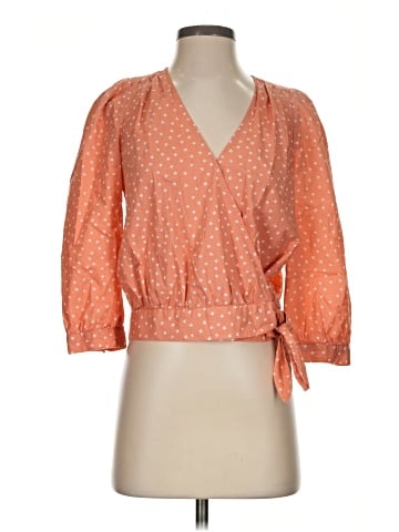 Madewell Wrap Top in Star Scatter (view 1)