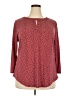 Cure Red Long Sleeve Blouse Size 2X - photo 1