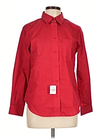 Foxcroft Long Sleeve Button-Down Shirt (view 1)