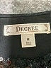 Decree Black Sleeveless Blouse Size M - photo 7