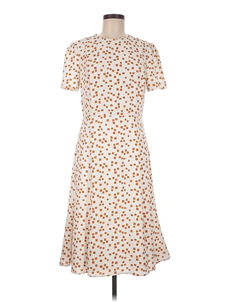 Pre-owned Mm. Lafleur Casual Dress In Ivory