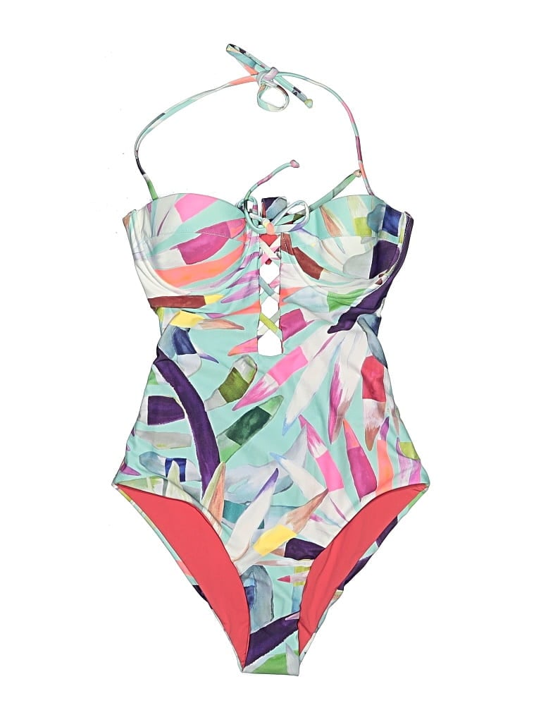 Pre-owned Mara Hoffman One Piece Swimsuit In Blue