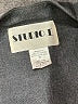 Studio 1 100% Polyester Gray Trenchcoat Size 10M - photo 6
