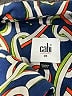 CAbi 100% Polyester Print Blue Casual Dress Size M - photo 7