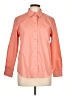 Foxcroft Solid Orange Long Sleeve Button-Down Shirt Size 12 (petite) - photo 1