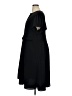 eShakti 100% Polyester Solid Black Casual Dress Size M (estimated) - photo 5