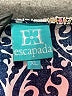 Escapada 100% Rayon Blue 3/4 Sleeve Blouse Size XL - photo 7