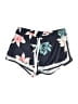 Lagaci 100% Polyester Floral Blue Shorts Size S - photo 1