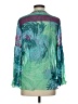 Hale Bob 100% Silk Green Long Sleeve Silk Top Size S - photo 2