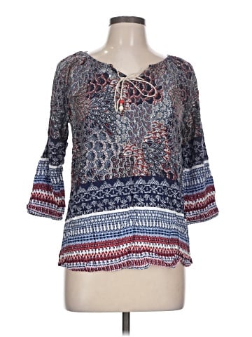 Tantrums 3/4 Sleeve Blouse (view 1)