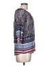 Tantrums Blue 3/4 Sleeve Blouse Size L - photo 4