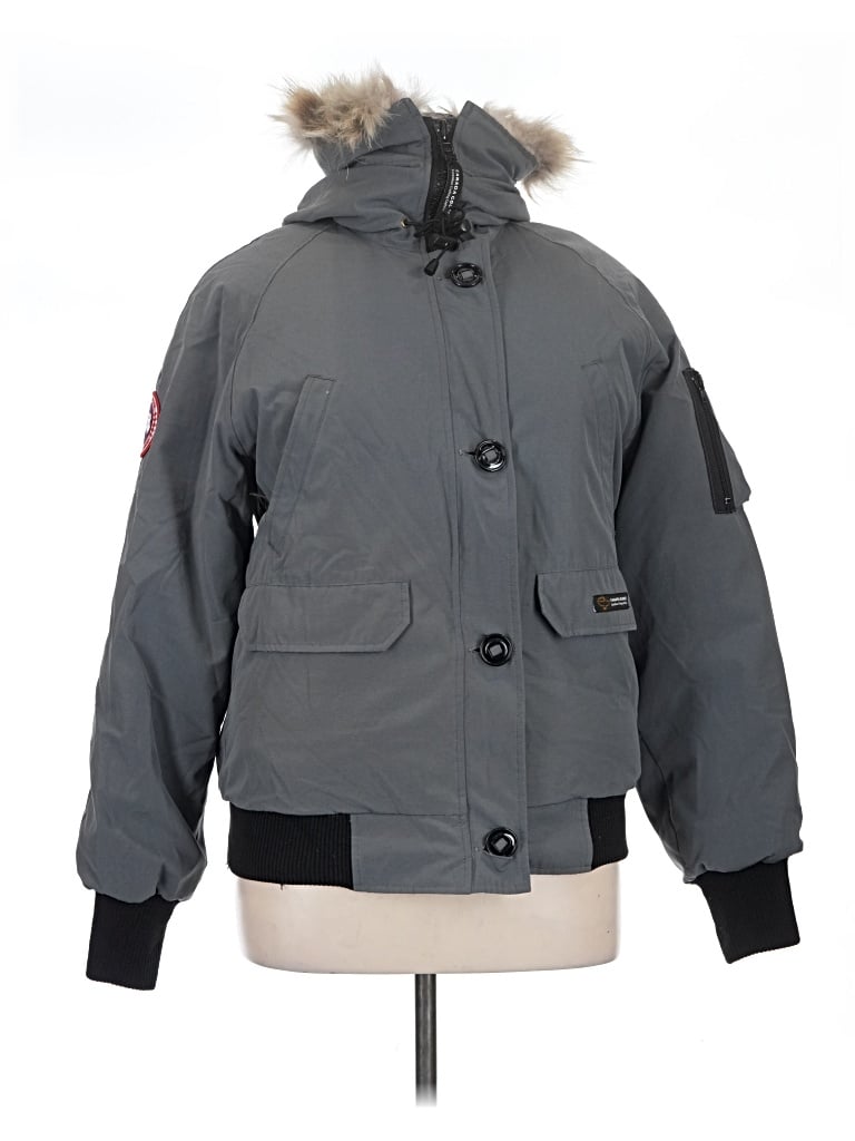 Pre-owned Canada Goose Snow Jacket In Gray