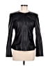 Lafayette 148 New York 100% Leather Black Leather Jacket Size 6 - photo 1