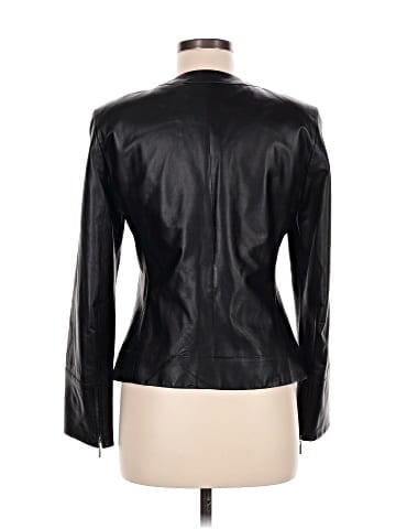 Lafayette 148 New York Leather Jacket (view 2)