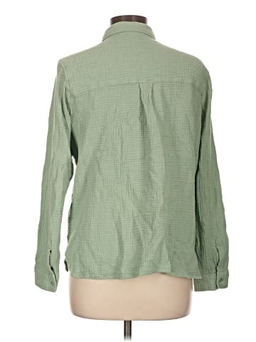 Anne Klein Long Sleeve Button-Down Shirt (view 2)