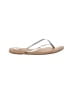Old Navy Silver Flip Flops Size 8 - photo 1