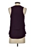 Theory 100% Silk Purple Sleeveless Silk Top Size S - photo 2