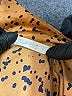 Illa Illa 100% Polyester Animal Print Orange Long Sleeve Blouse Size L - photo 7