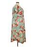 Reba Floral Teal Casual Dress Size 3X - photo 4